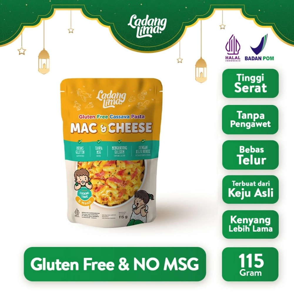 Pasta Mac and Cheese 115g - Pasta Gluten Free Ladang Lima