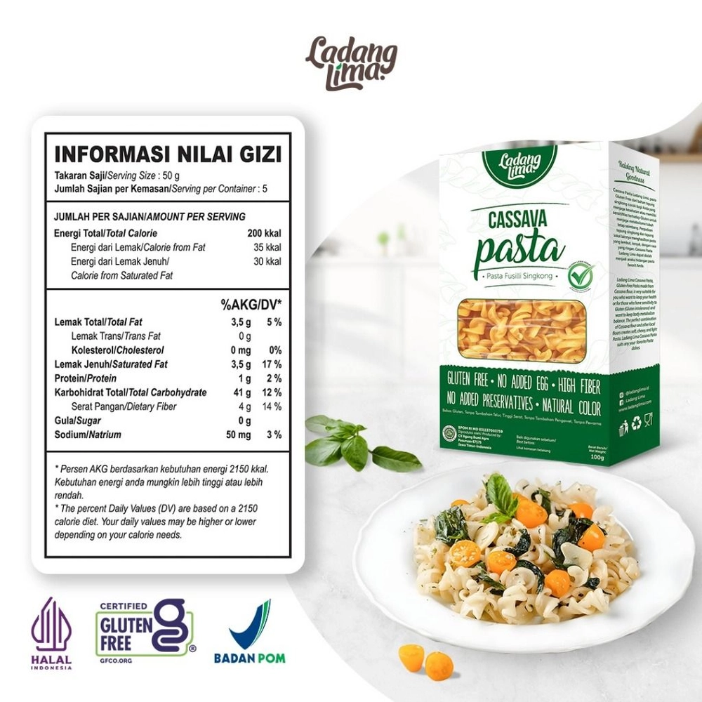 Clearance Sale - Pasta Fusilli 100g Ladang Lima
